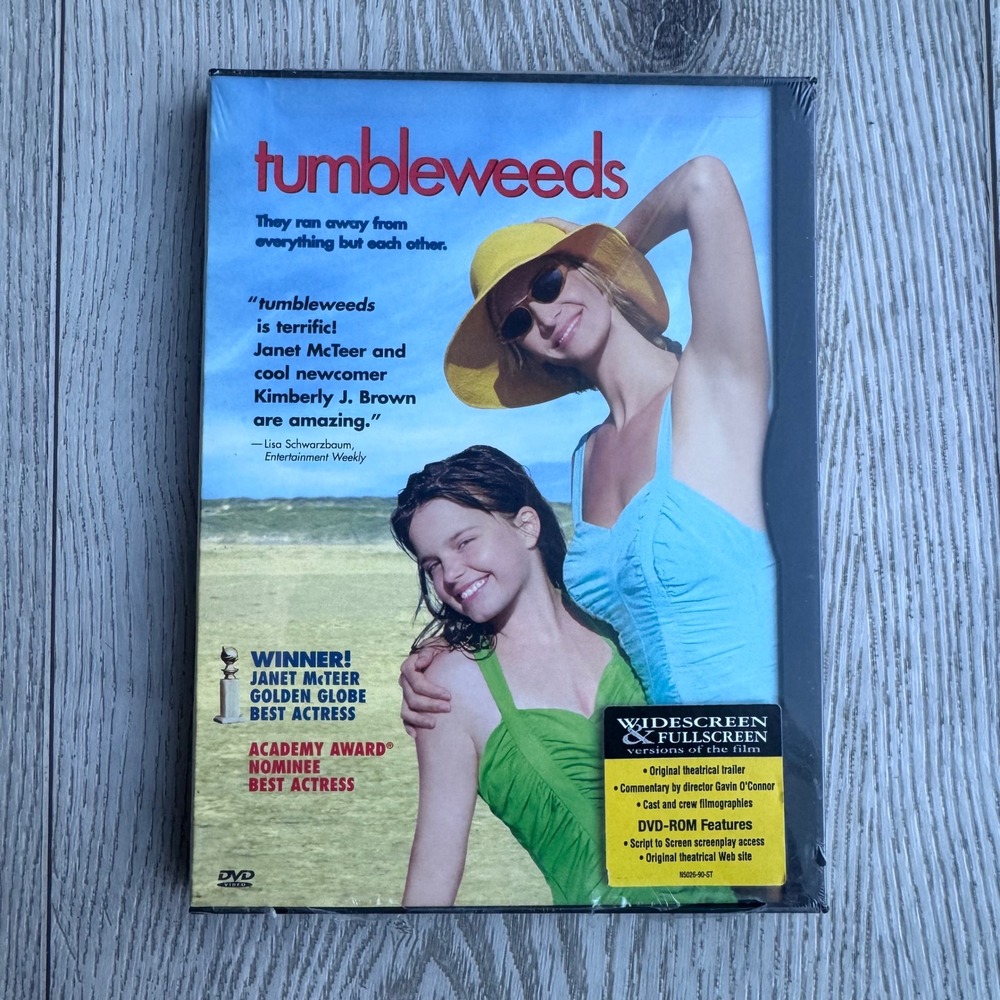 Tumbleweeds DVD 1999 Janet McTeer Kimberly J Brown Widescreen Fullscreen New
